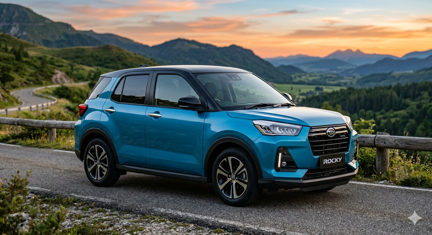 buatkan saya gambar daihatsu rocky keluaran tahun 2025